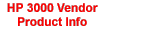 Vendor/Product Info